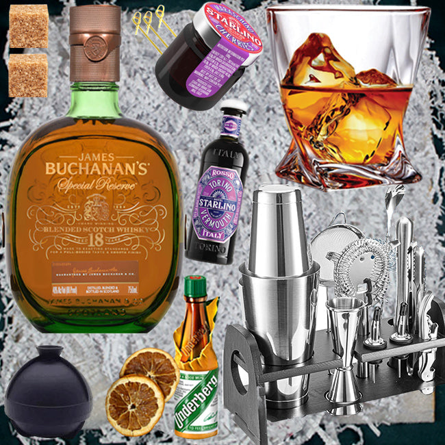 Buchanans 18 Yr Blended Scotch Gift Pack – Pensacola Liquors