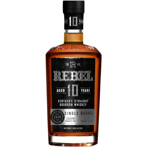 Rebel Bourbon 10-Year Single Barrel Bourbon 750ML