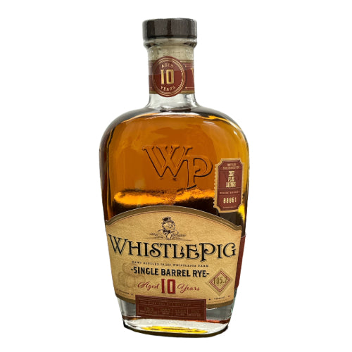 WhistlePig Single Barrel Rye Aged 10 Years - 750ml Store Pick