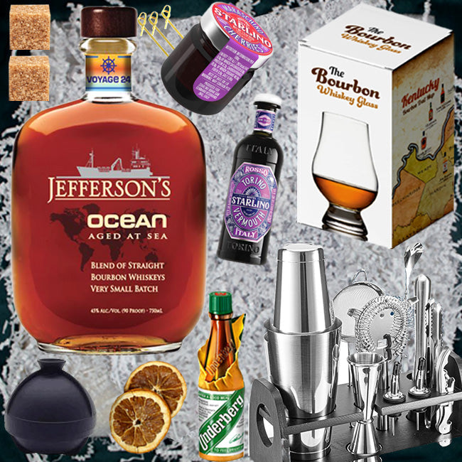 Jefferson's Bourbon Ocean Aged At Sea Gift Pack – Pensacola Liquors