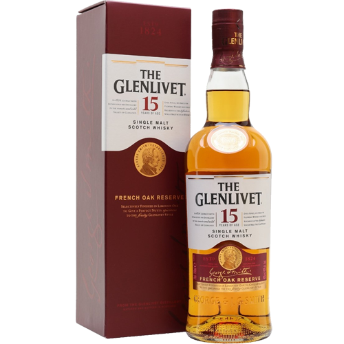 Glenlivet Scotch Single Malt 15 Year French Oak Reserve - 750ML