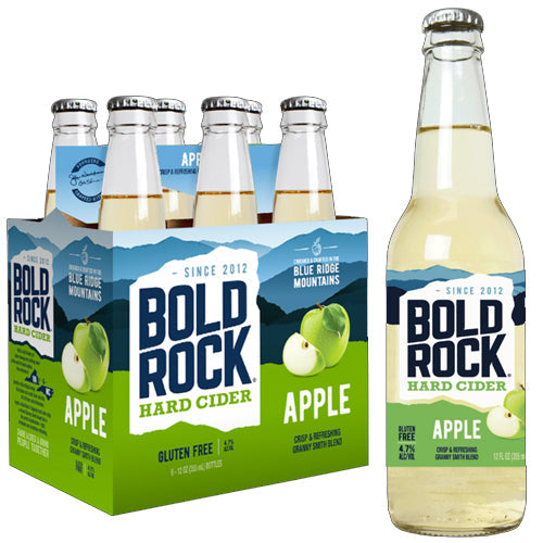 Bold Rock Hard Cider Apple 6pk