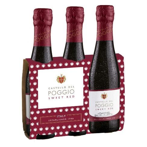 Castello del Poggio Sweet Red - 3 x 187ML