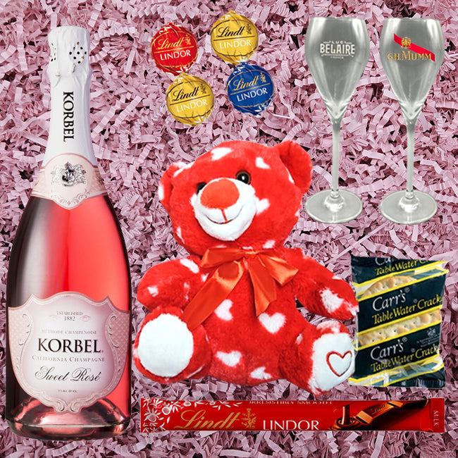 Korbel Sweet Rose Valentine Gift Pack