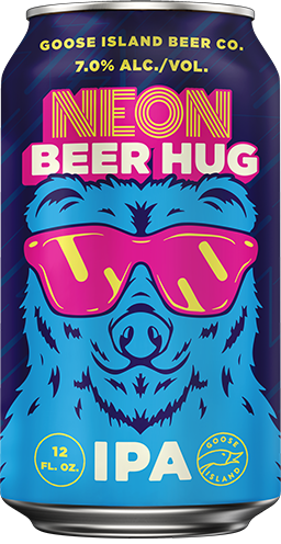 Goose Island Neon Beer Hug 750ML