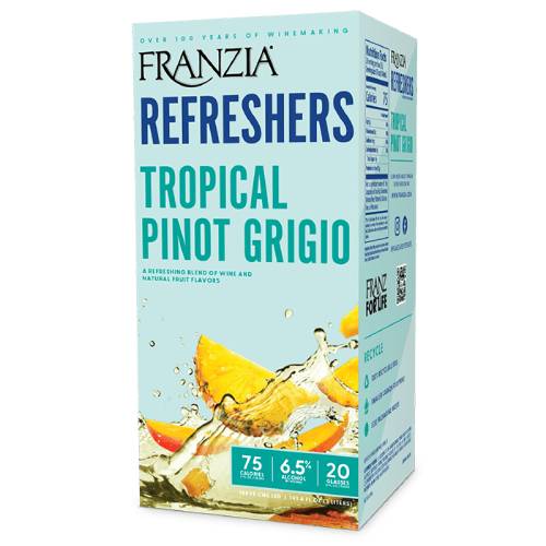 Franzia Refreshers Tropical Pinot Grigio - 3L