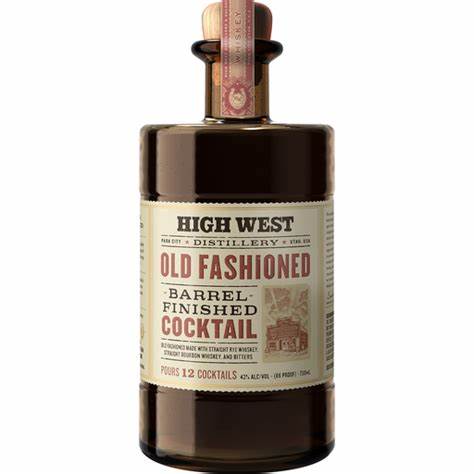 High West Cocktail Old Fashioned 86 - 750 ML