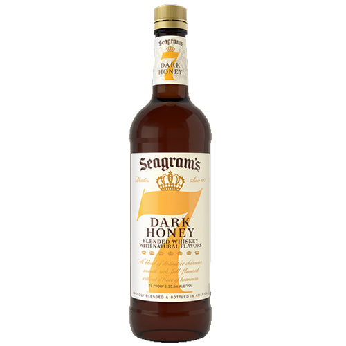 Seagram's 7 Crown Whiskey Dark Honey - 750ML