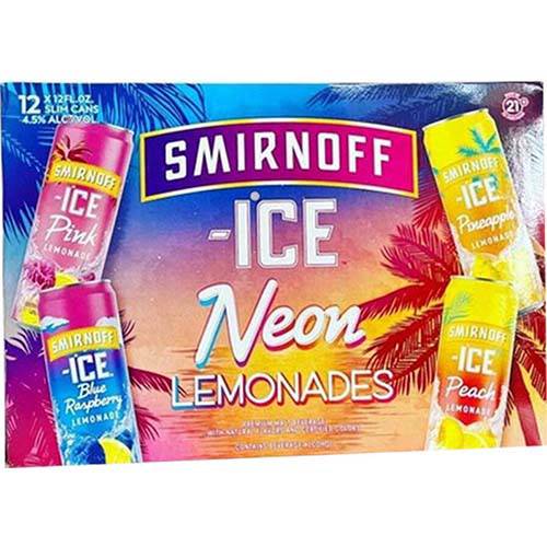 Smirnoff Ice Neon Lemonade Variety 12pk-12oz Cans