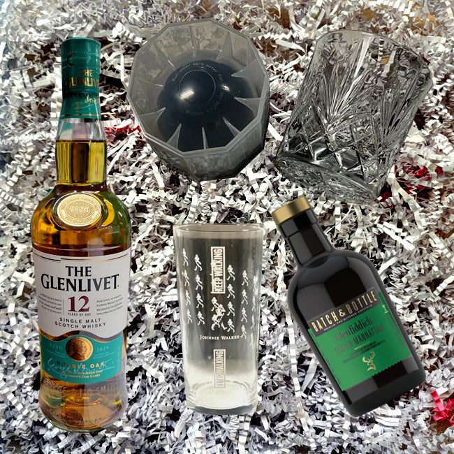 The Glenlivet Single Malt Whisky 12 yr Gift Pack